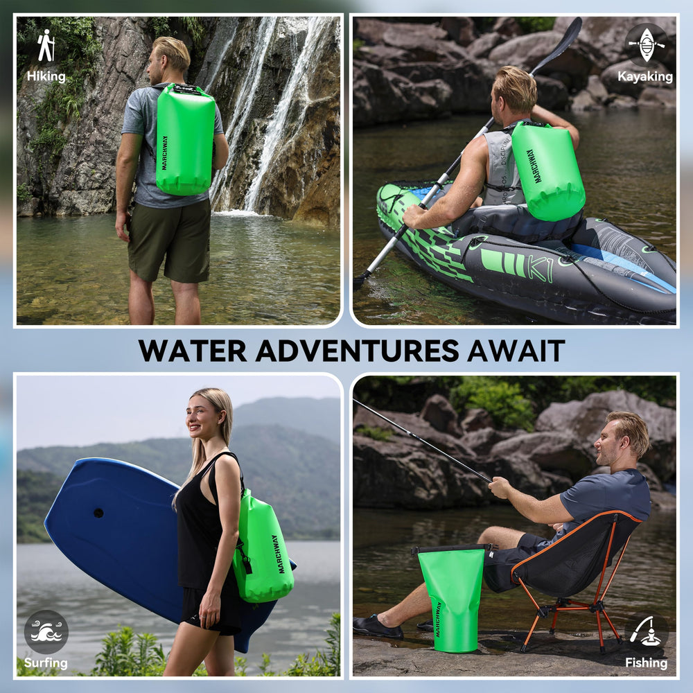 MARCHWAY size comparison 5L 20L 40L helping choose right capacity for trips