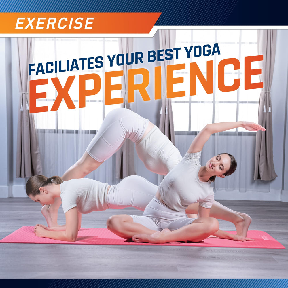 MARCY mat on grass in lifestyle shot for portable outdoor workout use