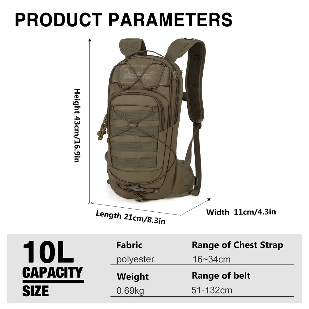 Mardingtop rear panel showing breathable straps and adjustable sternum strap comfort