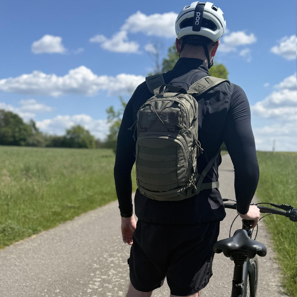 Mardingtop deployed helmet holder mesh cradle holding a helmet for secure transport