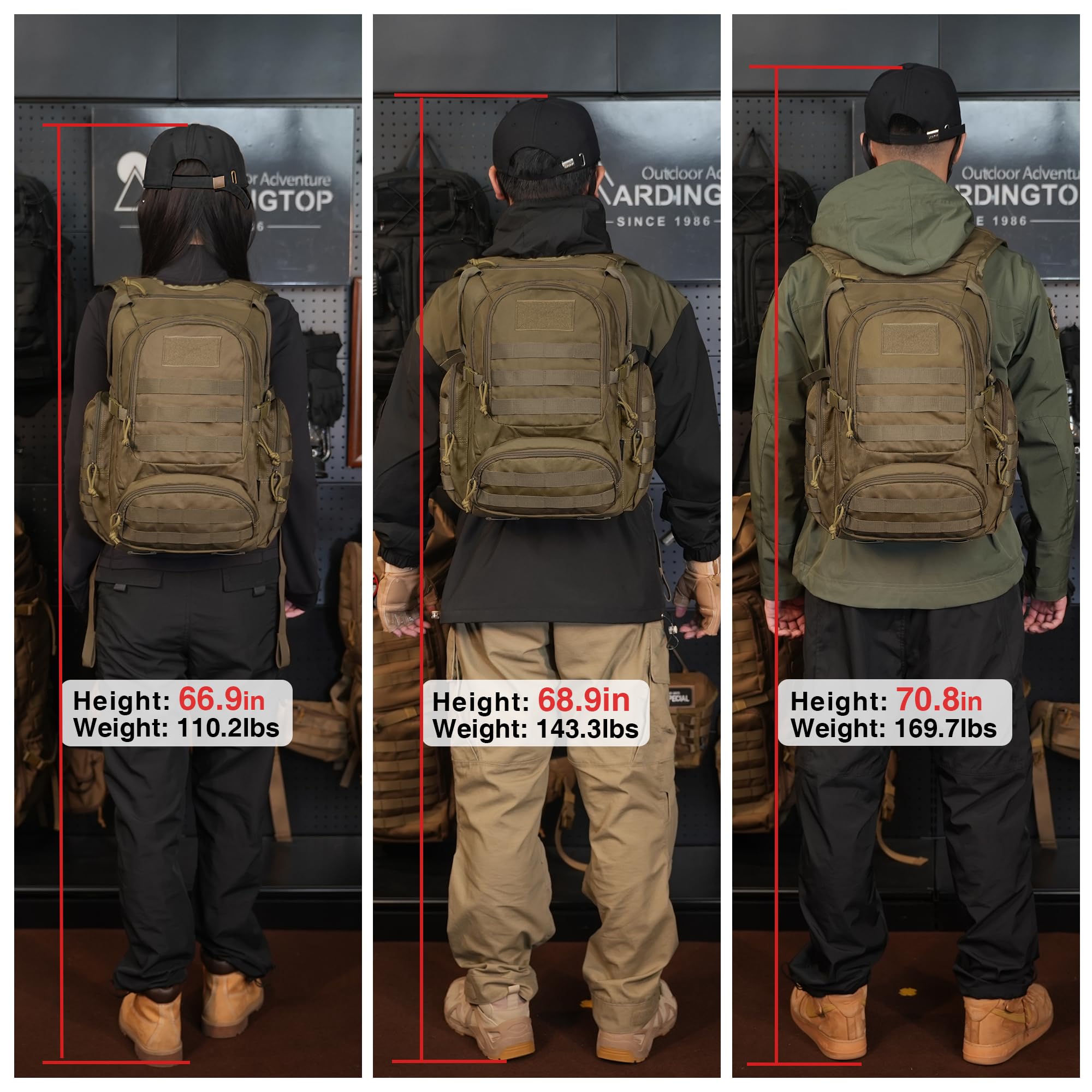 Mardingtop in hiking lifestyle setup showing lightweight, versatile carry benefit