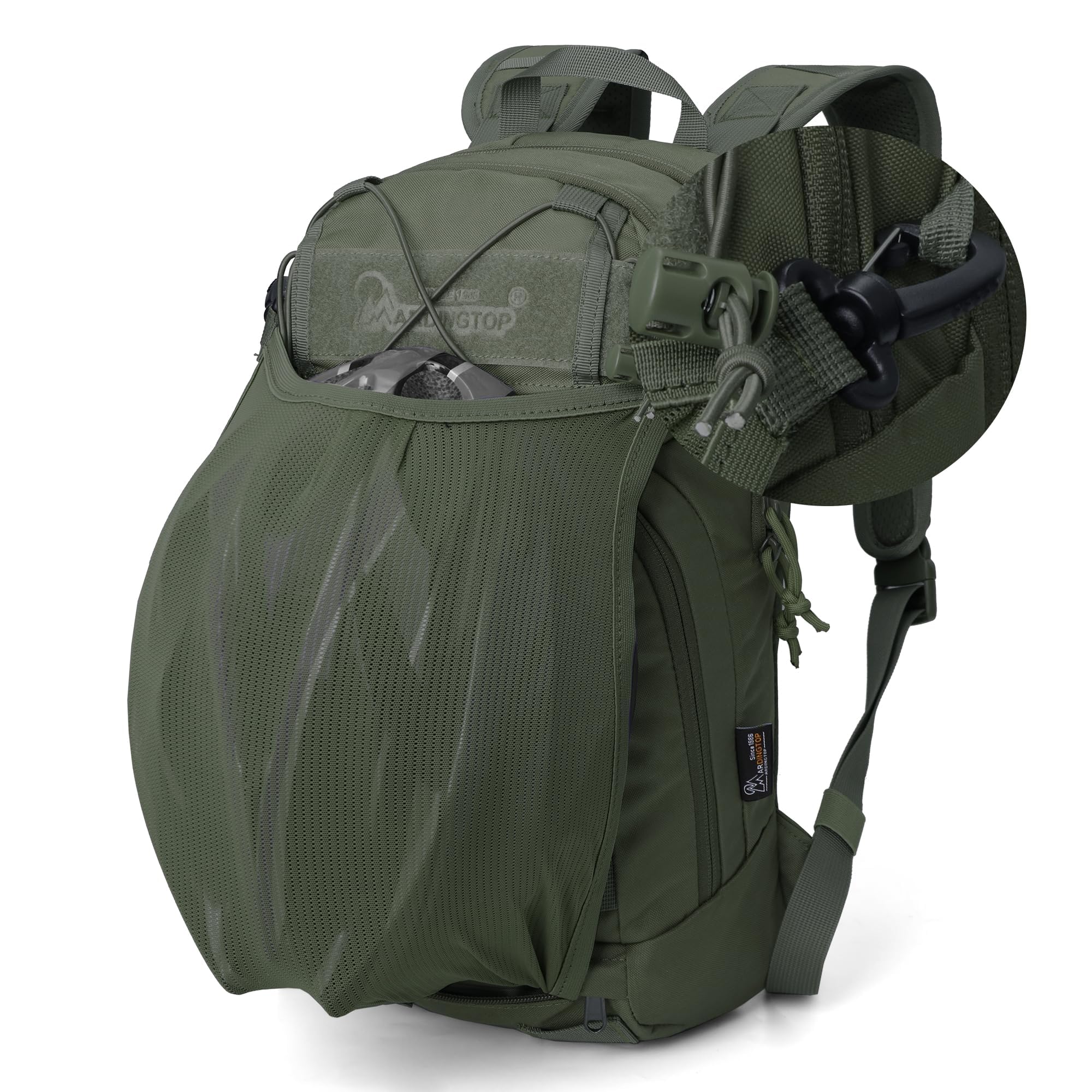 Mardingtop padded shoulder straps and ventilated back panel for comfortable wear
