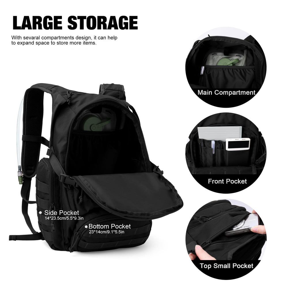 Mardingtop side pocket with water bottle showing quick-access hydration benefit
