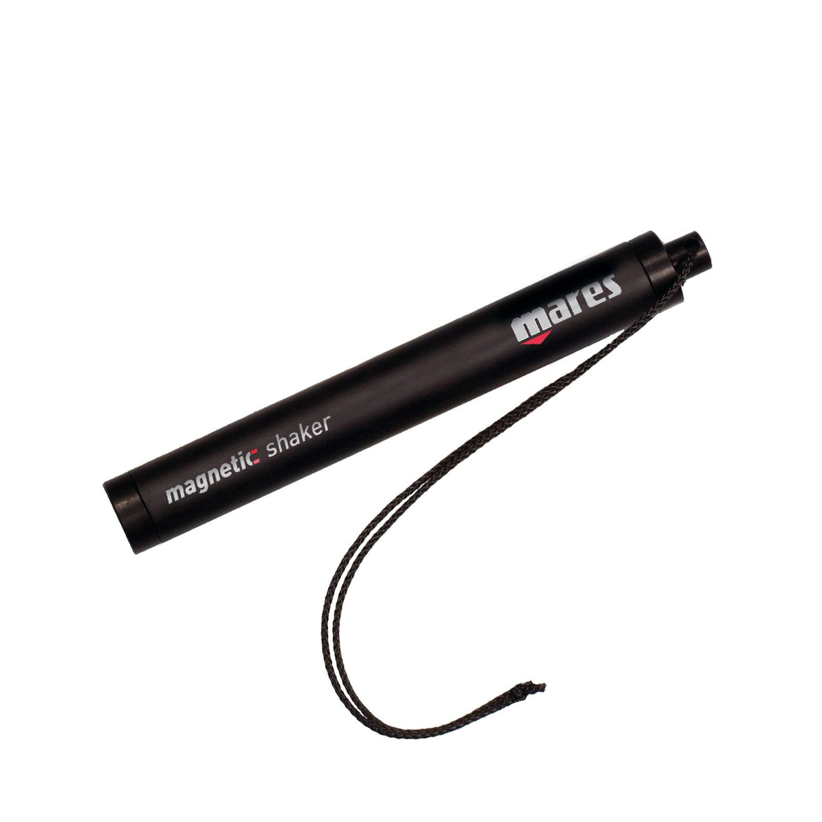 Mares magnetic shaker clipped to BCD shoulder for quick audible signaling