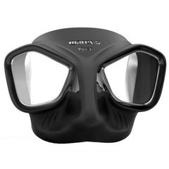 Mares Viper close-up of silicone skirt illustrating seal and anti-fog benefit