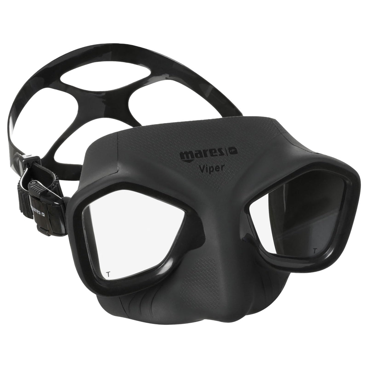 Mares Viper front view showing wide field of vision and clear lenses for better spotting