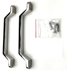 Marine Part Depot close-up of 304 stainless finish and welds on grab handle, corrosion resistance and smooth grip