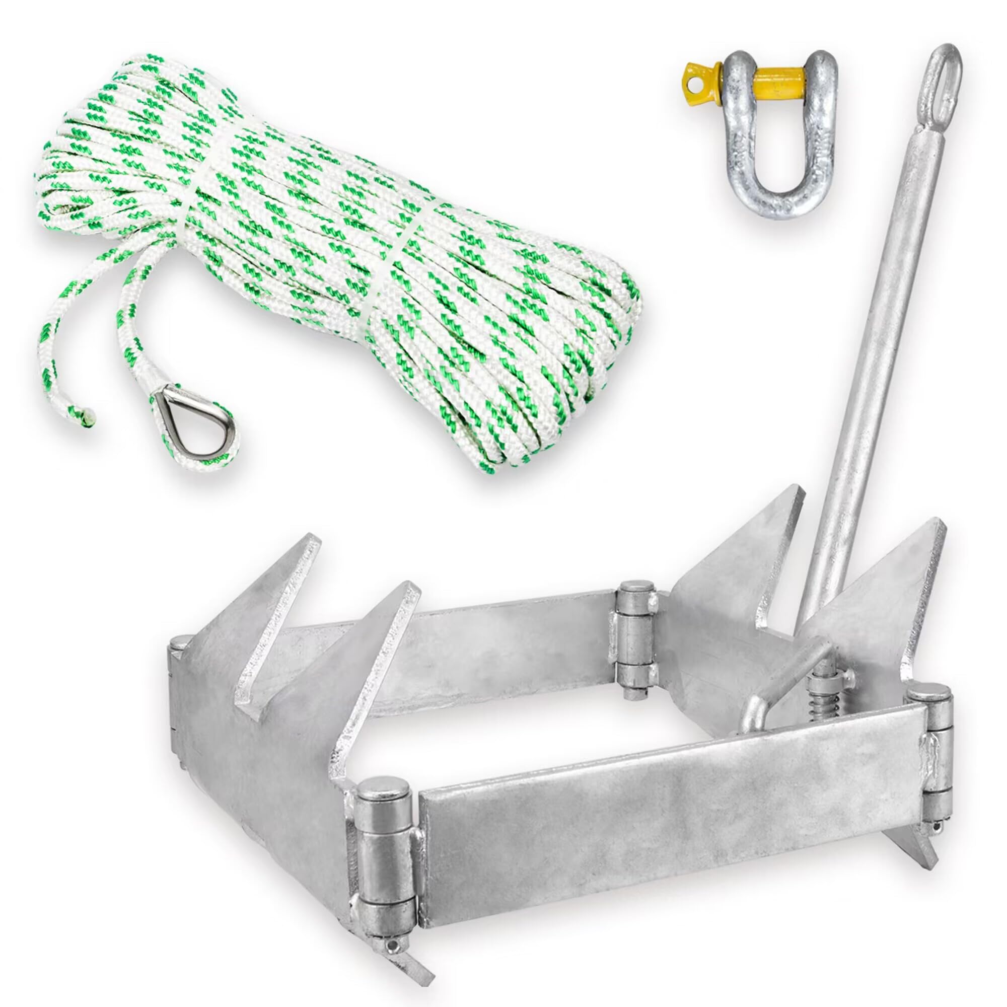 MARINE SYSTEM front view of anchor kit showing complete contents and convenience