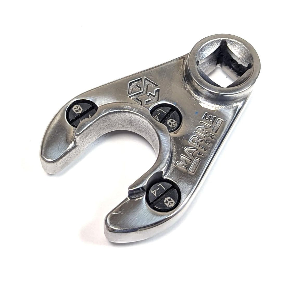 M Marine Tech Tools front view of AMT0304 showing robust stainless body and 1/2" drive
