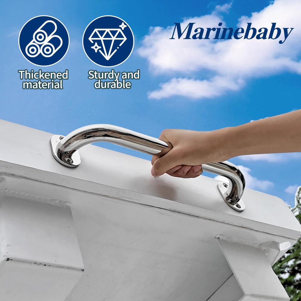 Marinebaby close-up of polished stainless surface highlighting corrosion resistance