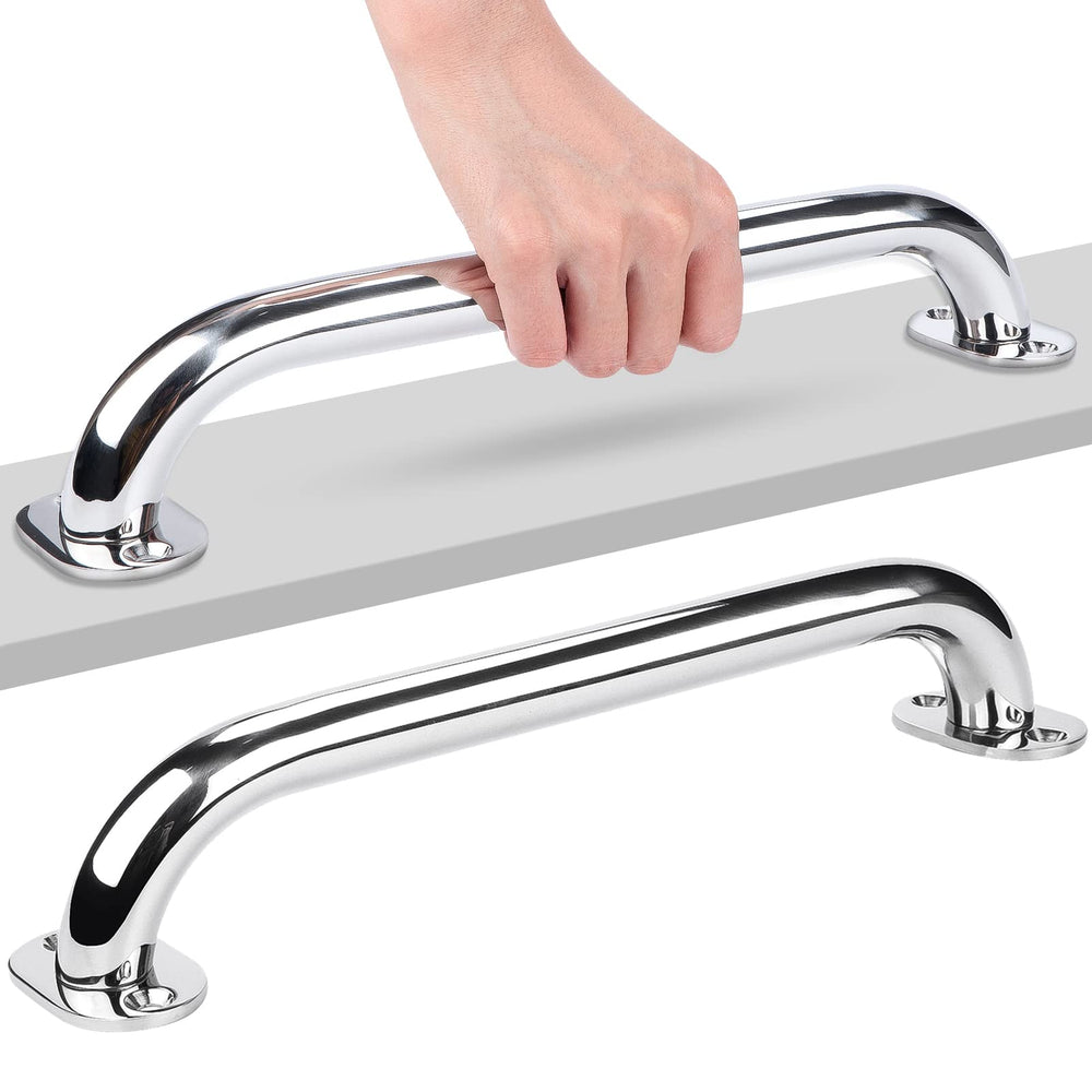 Marinebaby front view handrail showing sleek polished finish and reliable grip