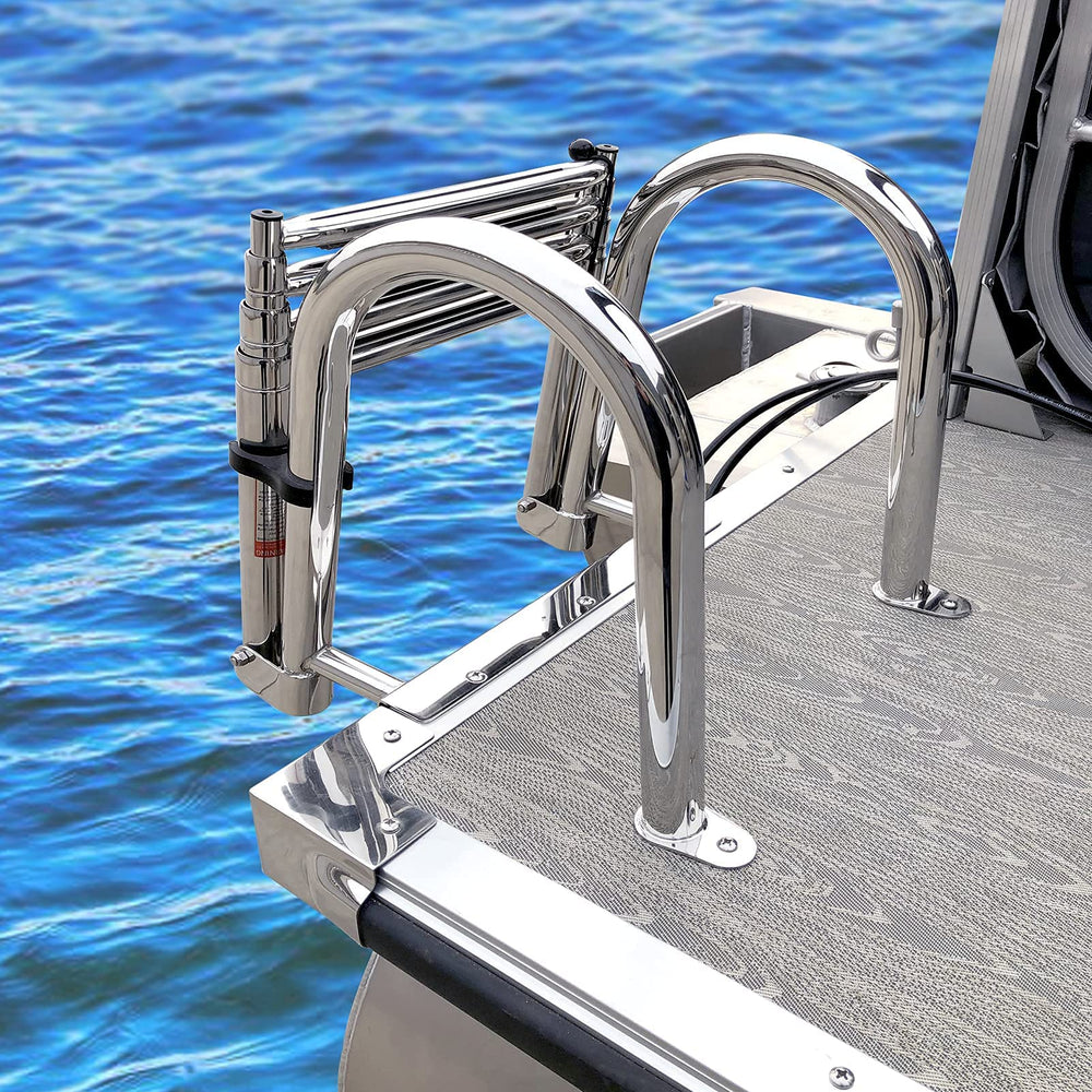 Marinebaby packaged components layout showing everything supplied for install