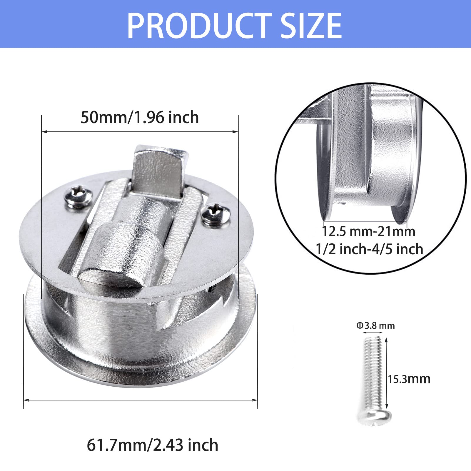 Marinebaby side profile displaying recessed fit and minimal deck interference advantage