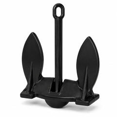 MarineNow front view of 15 lb anchor showing shape and finish for confident use