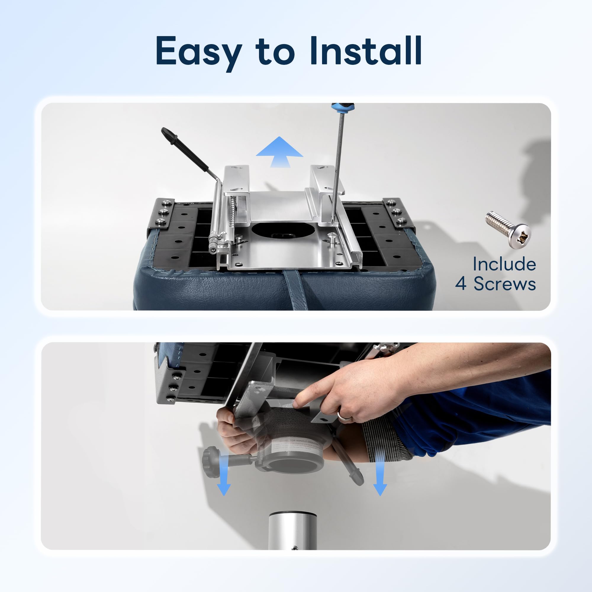 marinexplore slider during installation with tools on deck benefit: straightforward DIY fit