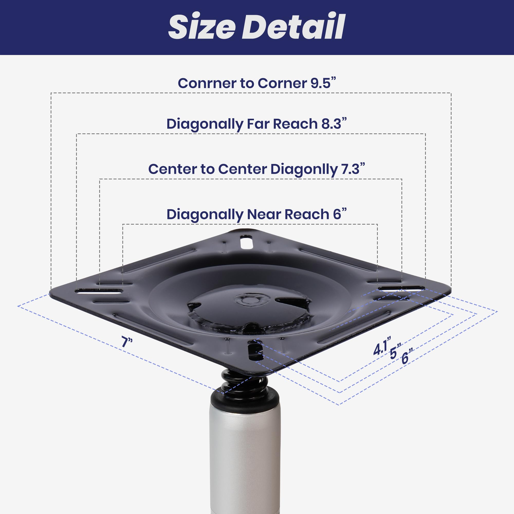 marinexplore swivel action in use offering full 360-degree rotation