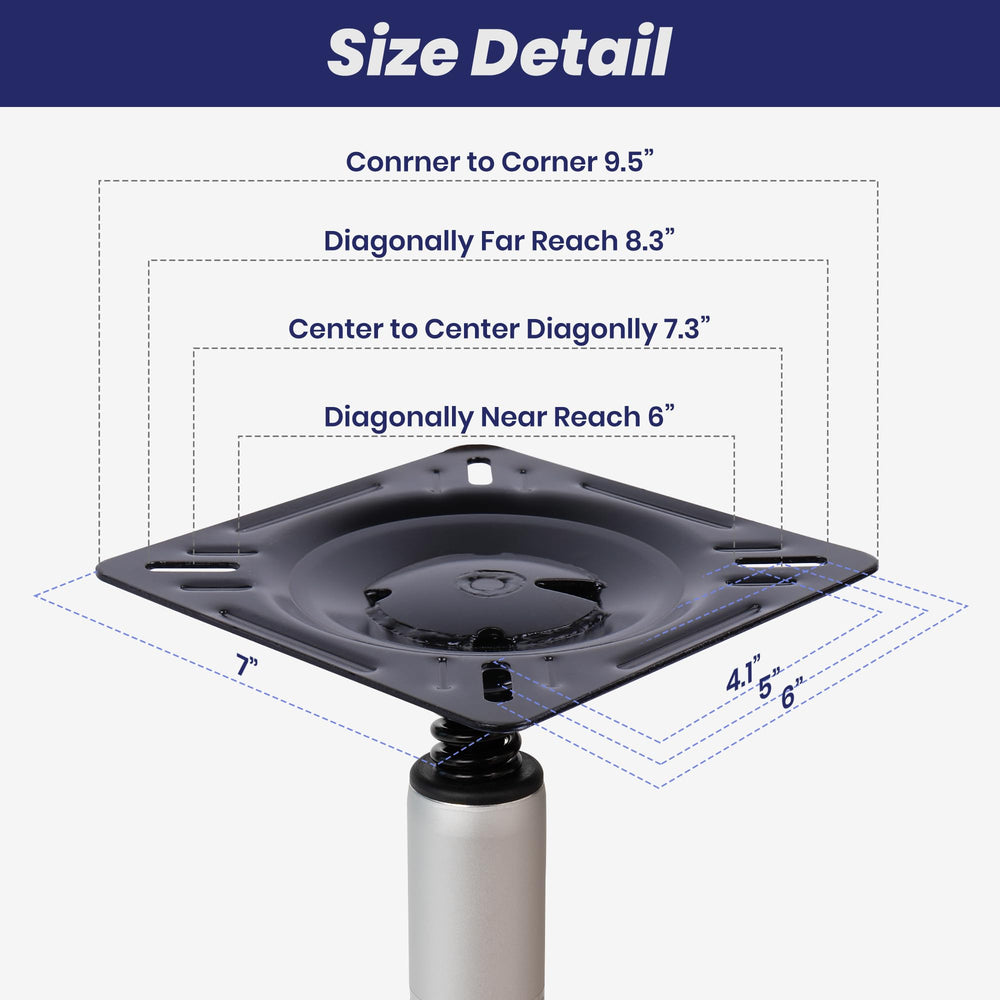 marinexplore swivel action in use offering full 360-degree rotation
