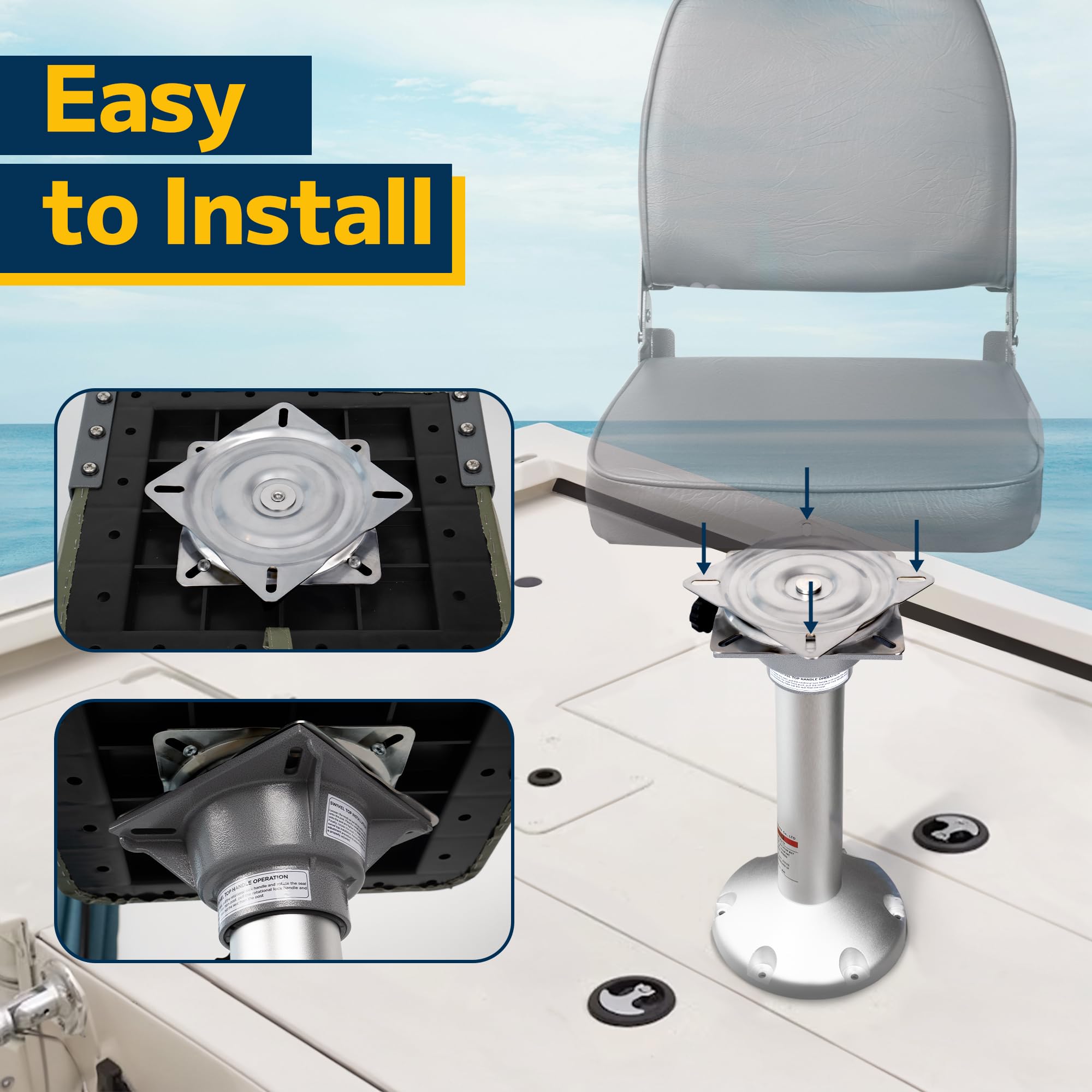 marinexplore installed on boat seat demonstrating smoother turns and comfort