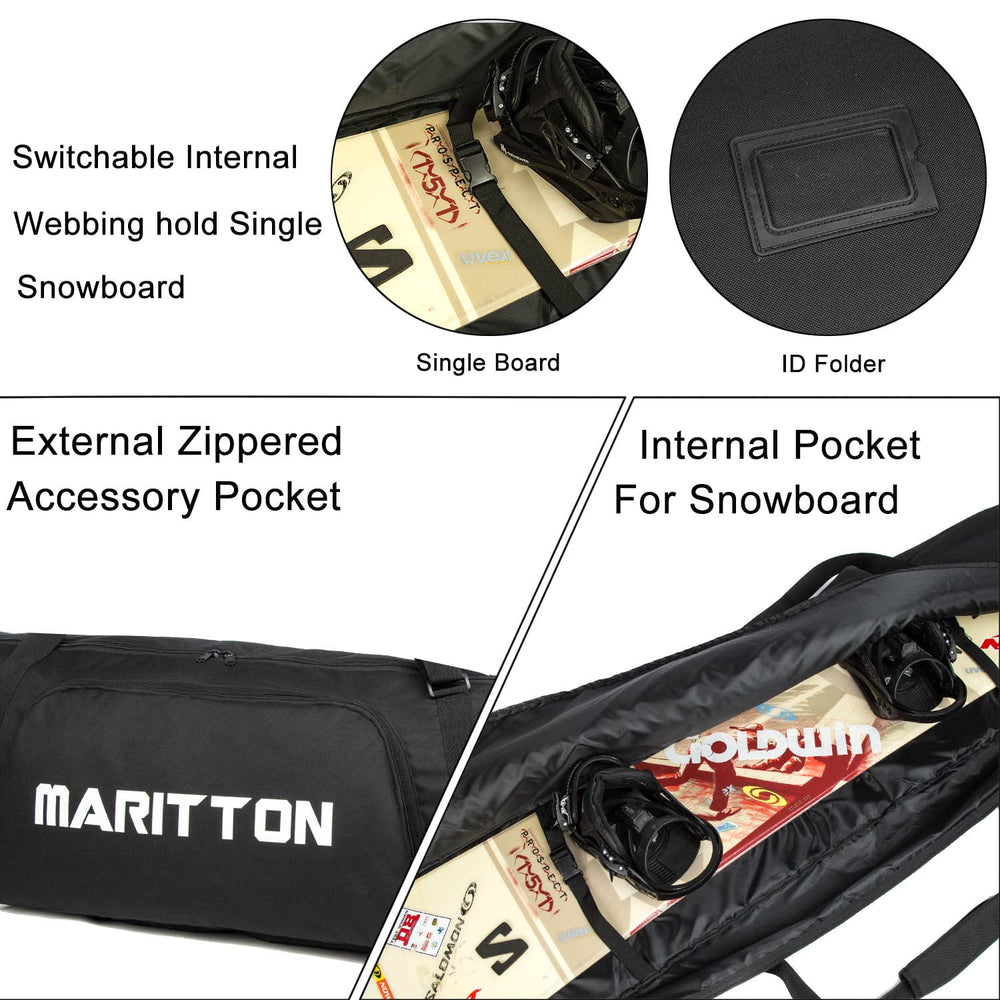 MARITTON close-up of padded interior foam protecting board edges