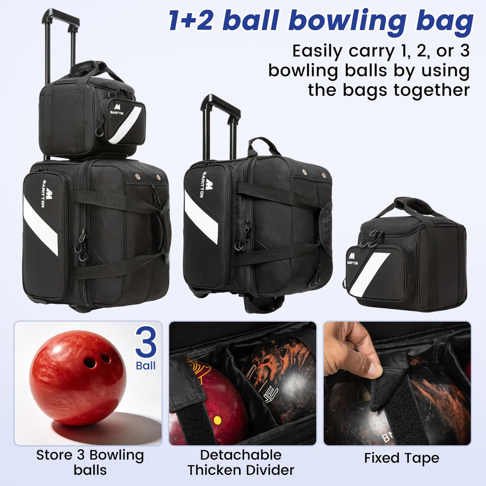 MARITTON close-up of detachable one-ball tote, quick removal and compact carry