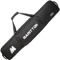 MARITTON front view of packed snowboard bag showing secure protection