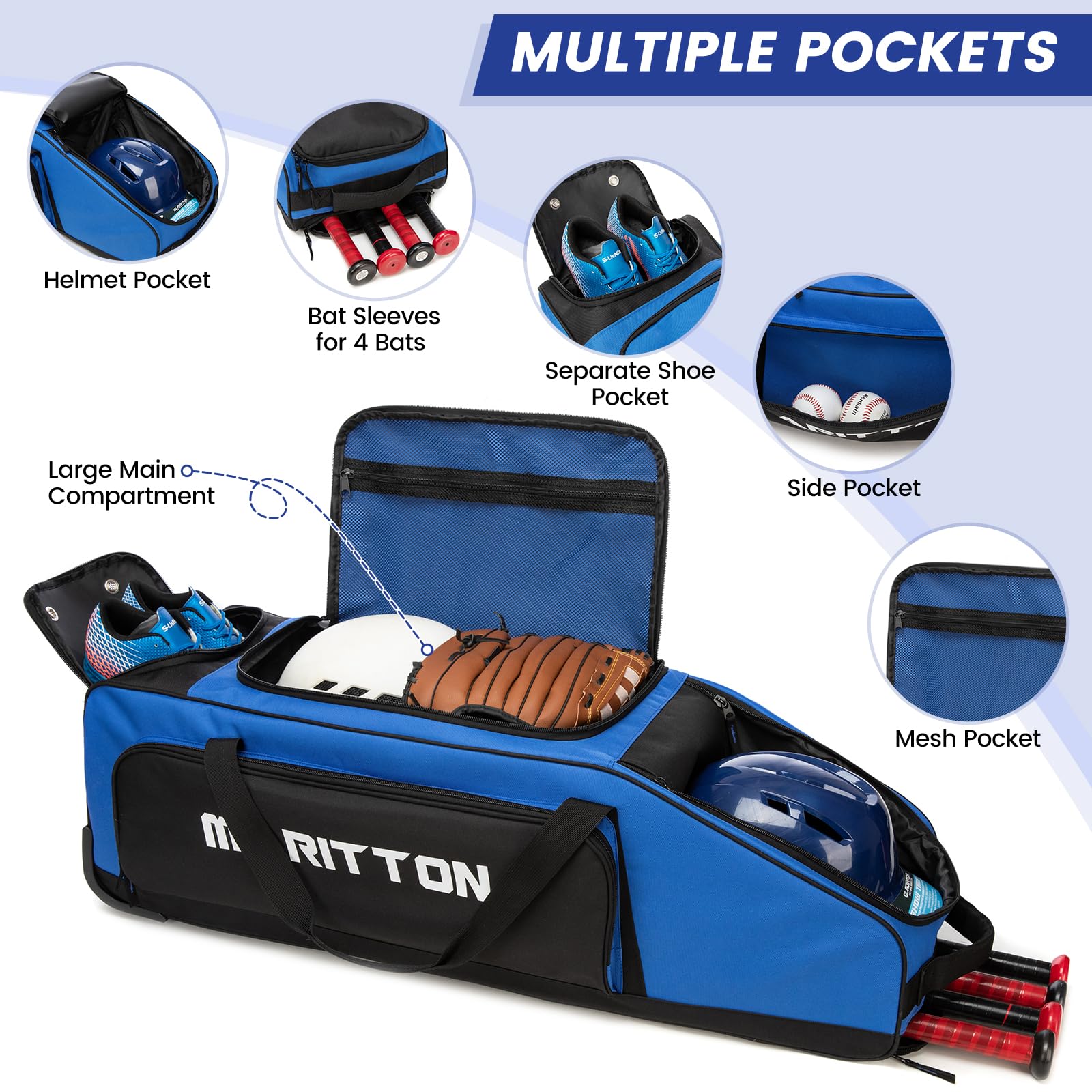 MARITTON separate shoe compartment isolating cleats and keeping clothing clean benefit