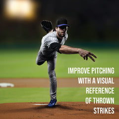 Markwort strike zone used in bullpen practice demonstrating clearer location feedback