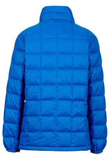 Marmot Ajax on child in snowy park showing mobility and insulated warmth during play