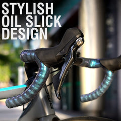 MARQUE Galaxy Plus close-up of oil-slick texture and peak pattern, emphasizes secure grip