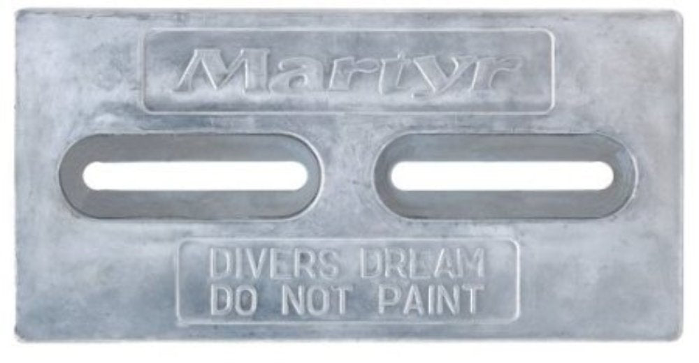 MARTYR CMDIVERA front view showing clean silver finish and bolt holes for secure fastening
