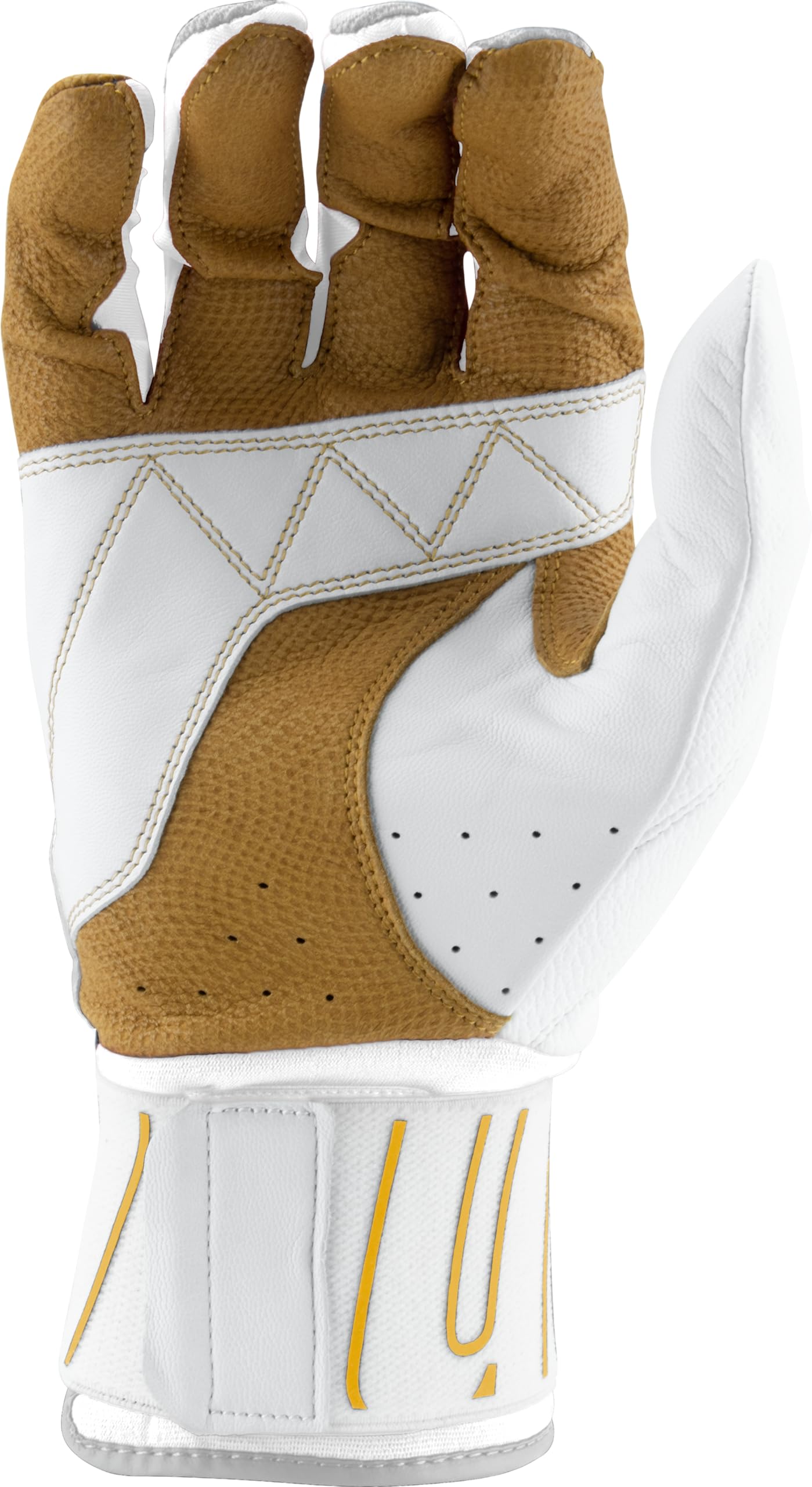 Marucci Blacksmith goatskin palm close-up showing grip texture and wear resistance benefit