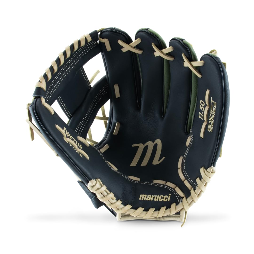 Marucci SWFT115 on field lifestyle shot showing game-ready versatility
