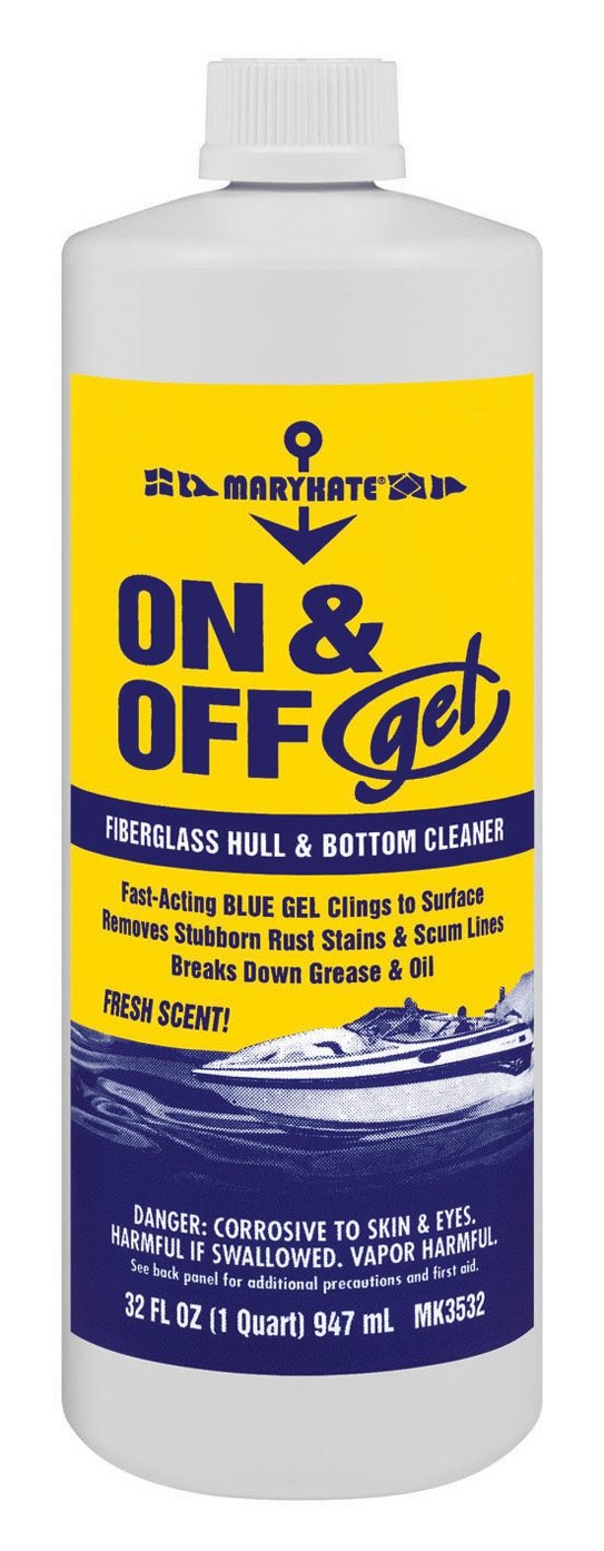MaryKate MRK3532 front label bottle showing gel cleaner for efficient hull stain removal