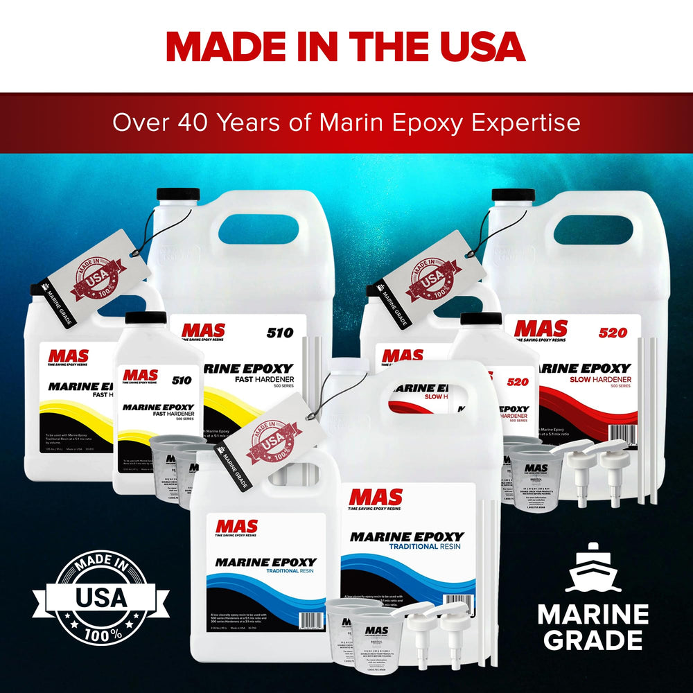 MAS epoxy used on a boat deck demonstrating moisture-resistant protection benefit