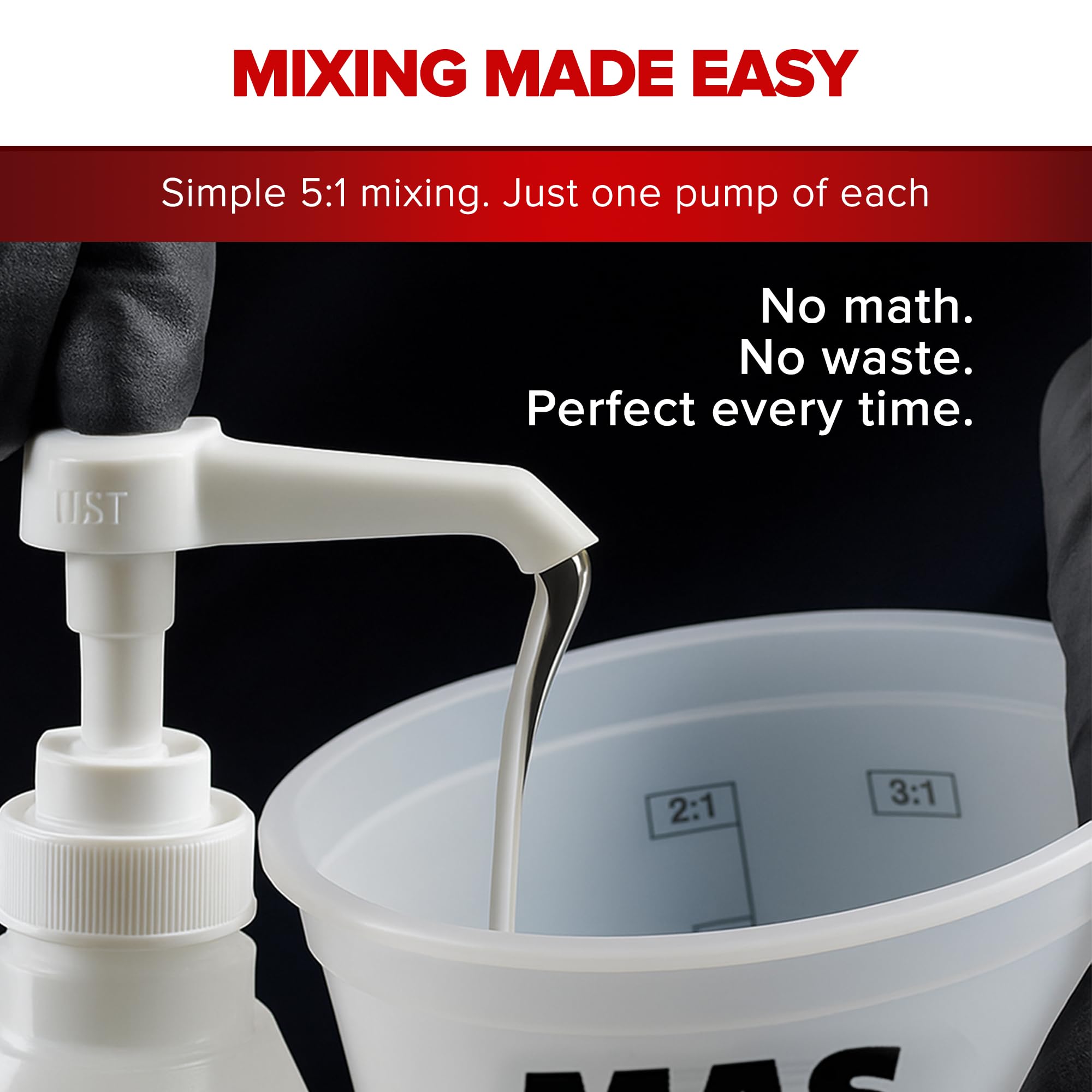 MAS epoxy repairing metal surface illustrating durable adhesion benefit