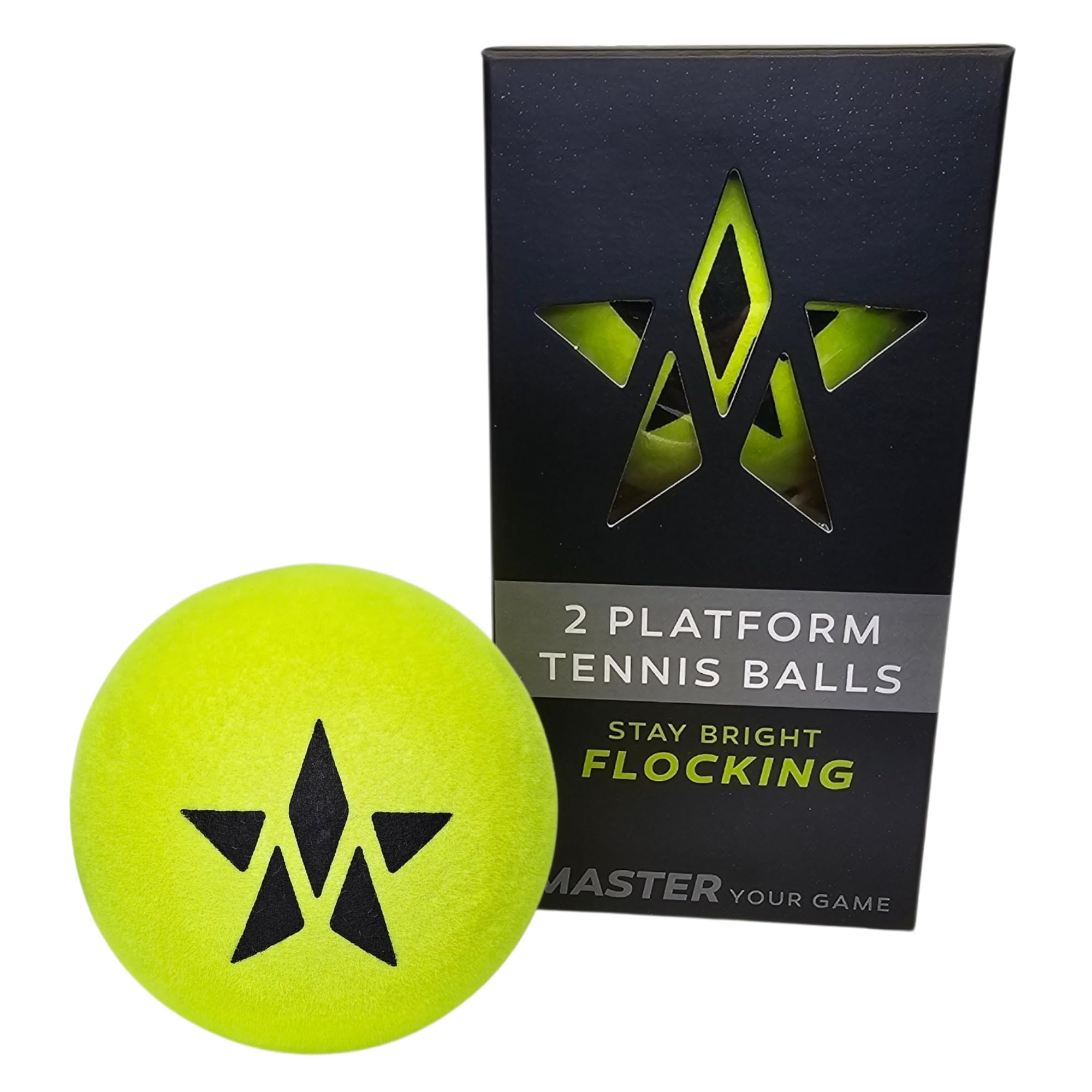 Master Athletics close-up of bright flocking texture, improved visibility benefit