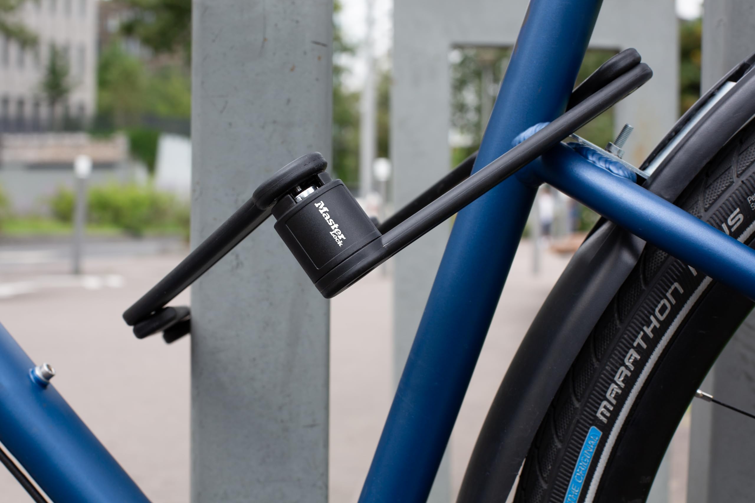 Master Lock Velcro carrier bracket mounted for quick onboard storage