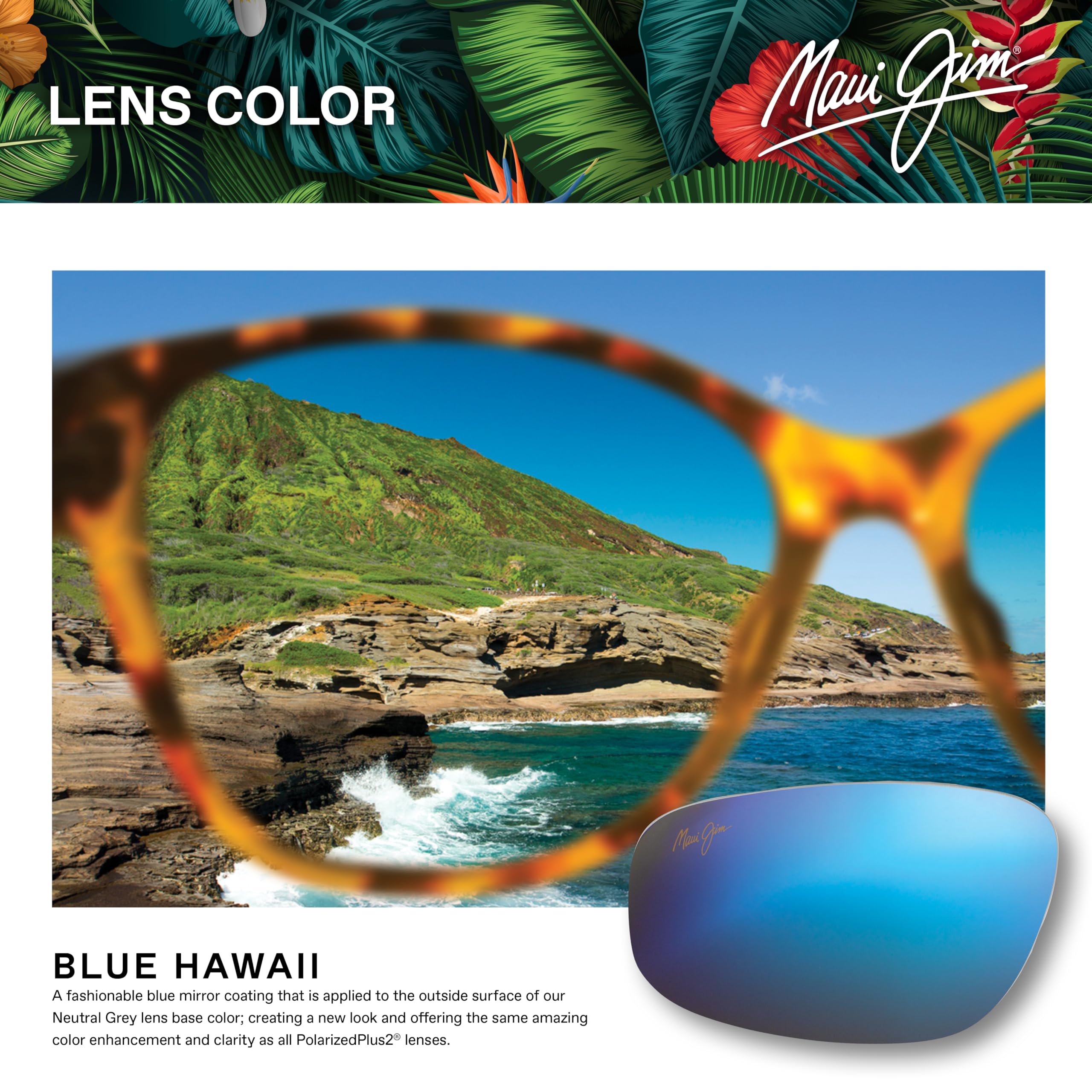 Maui Jim Kaulike on model demonstrating large fit and real-world scale