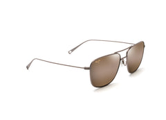 Maui Jim Mikioi hinge detail highlighting titanium build and durability benefit