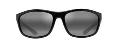 Maui Jim Nuu Landing front view showing oval frame and neutral grey lenses for balanced vision