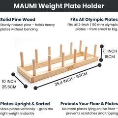 MAUMI side profile demonstrating angled pins for easy plate access benefit