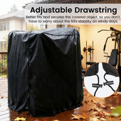 MaWGcowerd drawstring hem adjustment securing cover against wind