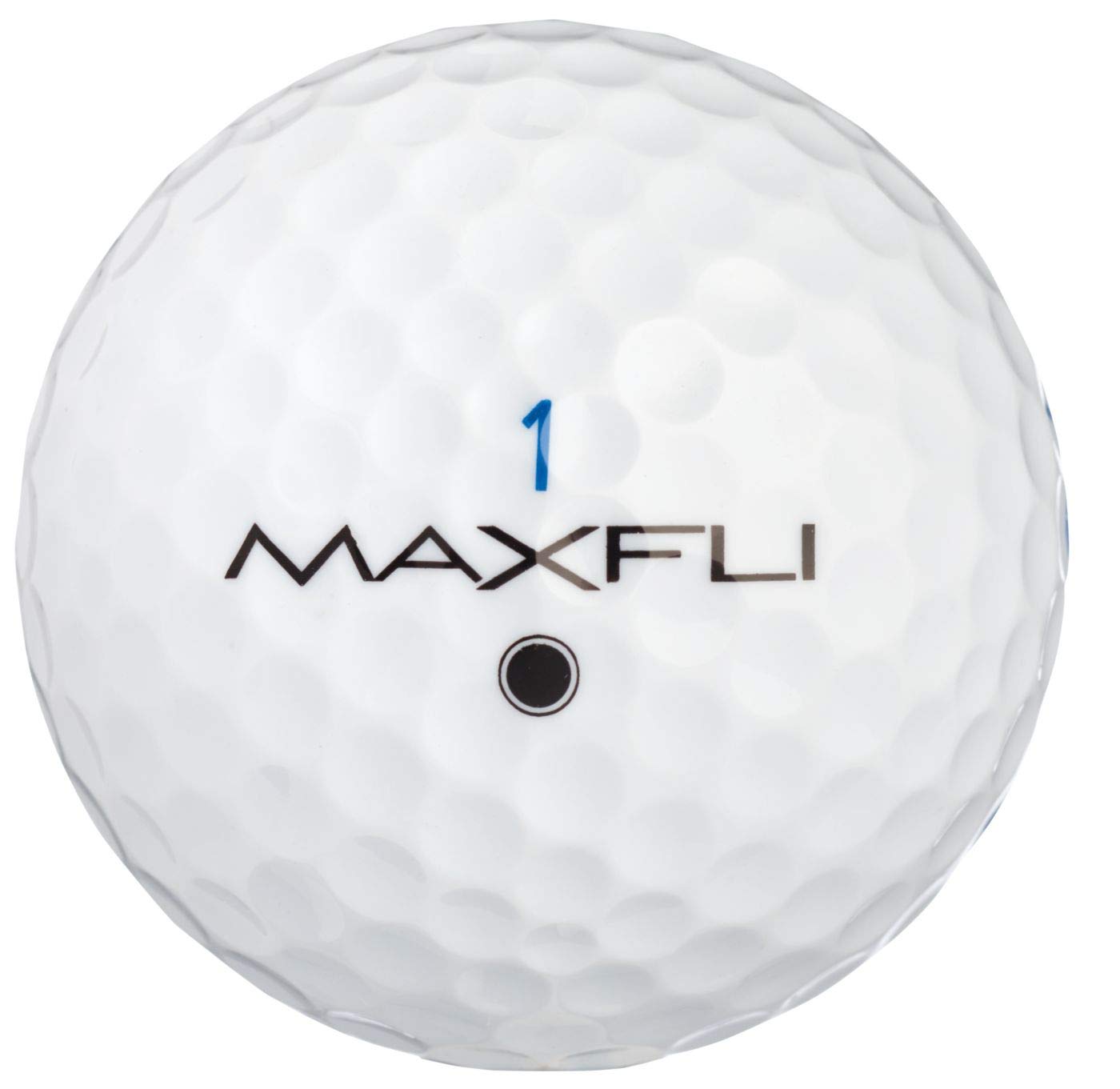 Maxfli SoftFli Gloss close-up of ionomer cover texture highlighting soft feel and durable finish