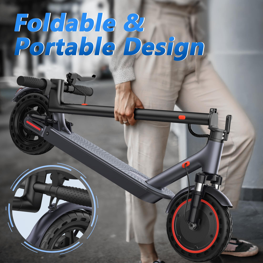 MAXSHOT scooter fitted with seat and seat bag for extra comfort and cargo