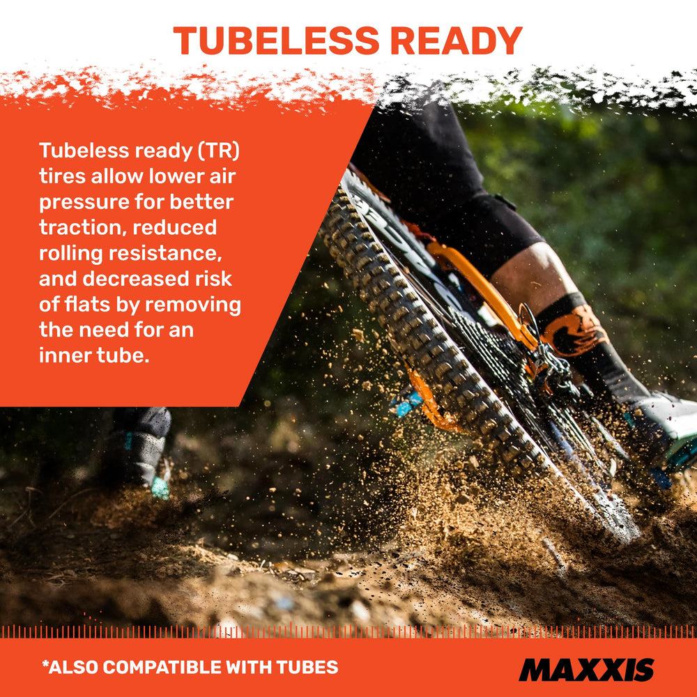 Maxxis Aggressor label close-up showing model and compatibility information