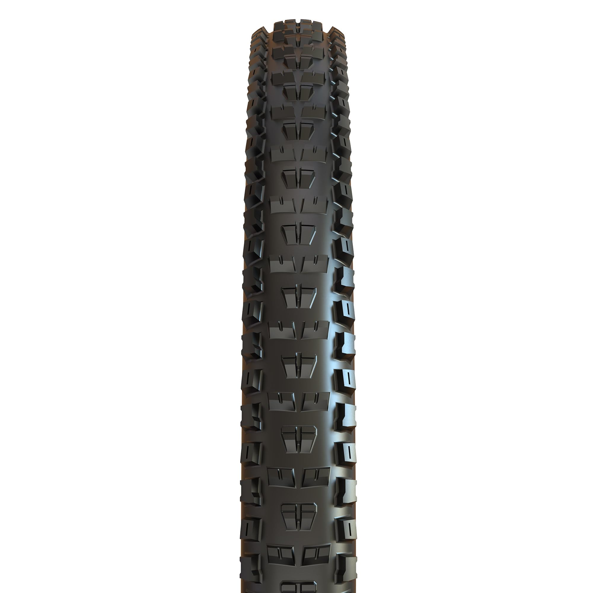 MAXXIS close-up tread view highlighting open channels for mud clearing and grip