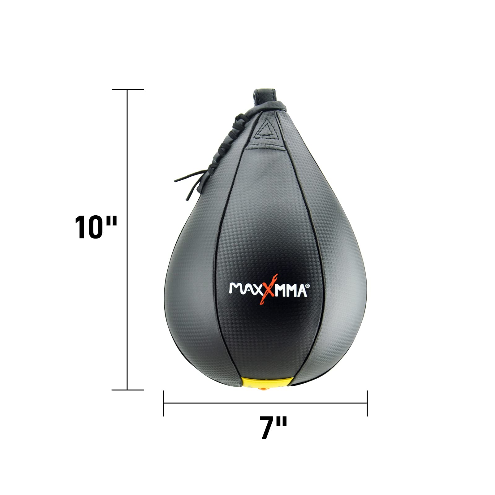 MaxxMMA hand pump and needle next to bag for quick, convenient inflation