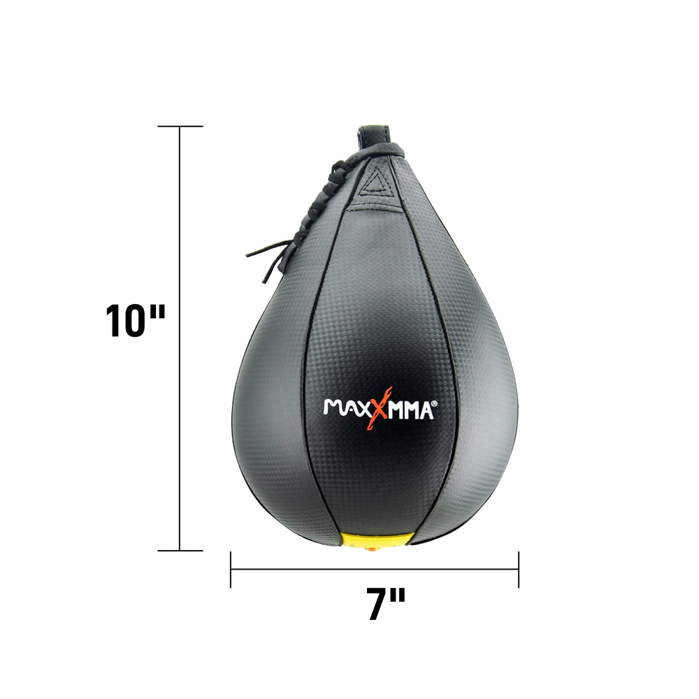 MaxxMMA hand pump and needle next to bag for quick, convenient inflation