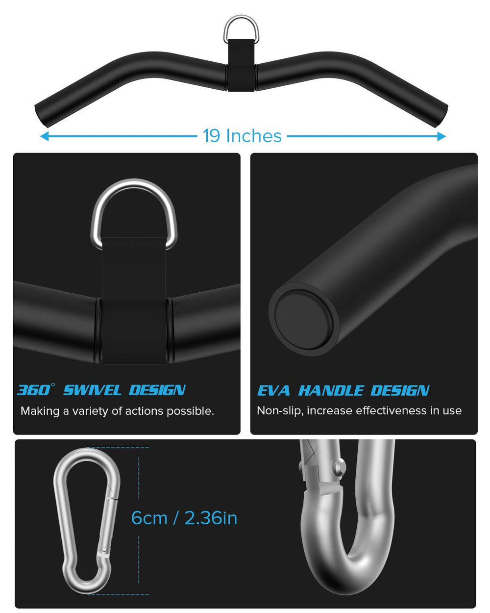 Mbotnee EVA handle close-up showing textured grip for comfortable secure holds