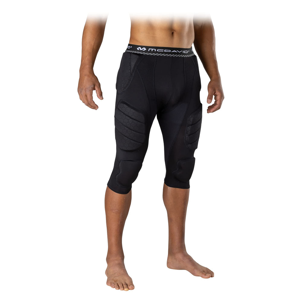 McDavid fabric texture showing polyester-spandex stretch for breathability